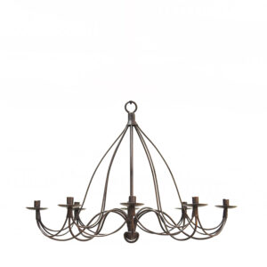 Bella 8 Arm Oval Candle Chandelier